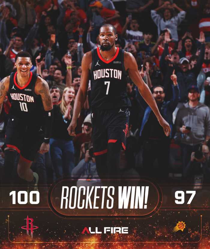 KD准绝杀后休媒为之疯狂！决胜时刻命中70% 他是真领袖 火箭交易赢家