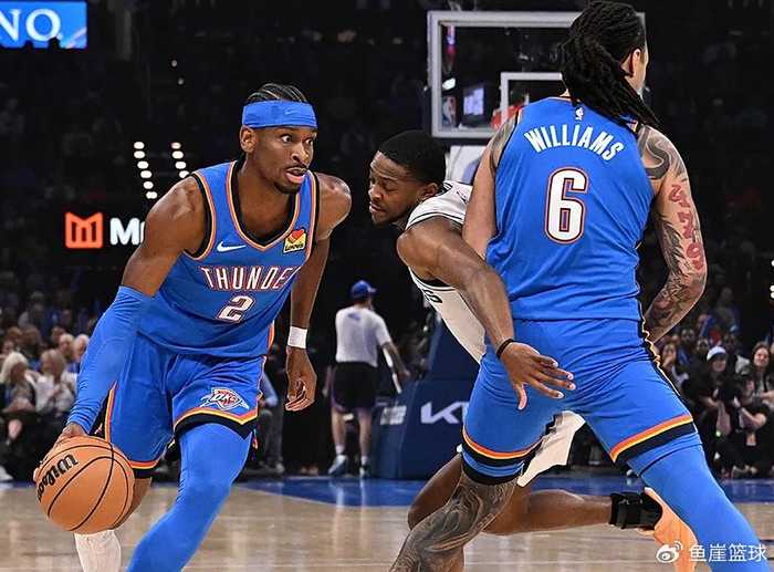 雷霆复仇马刺！亚历山大34分13罚，文班17+7虚惊一场，湖人弃将立大功