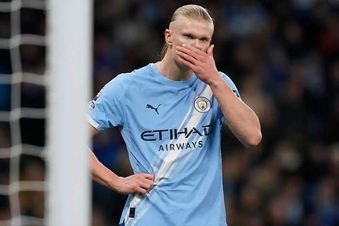 曼城两度领先遭森林逼平丢关键分，哈兰德全场最低分